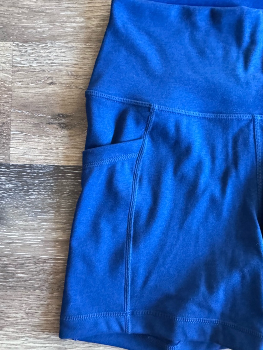 Yogalicious Royal Blue Lux Tribeca 5in Short - Picture 2 of 5